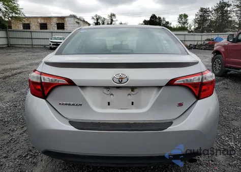 2015 Toyota Corolla L из США, поврежденный, VIN 2T1BURHEXFC445555